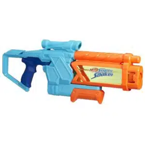 Blaster à eau Nerf Super Soaker Mega Dunk-Fill avec réservoirs translucides de 1005 ml pour jeux d'eau en extérieur