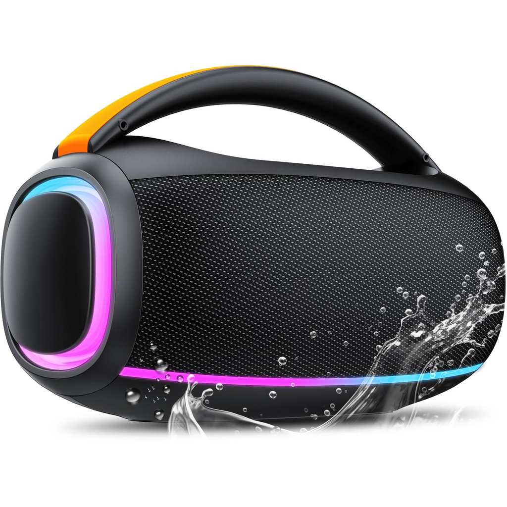 Enceinte Bluetooth Ajblg 80W IPX7 LED RGB