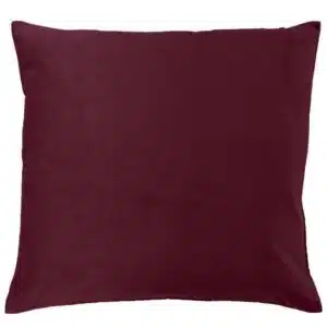 Coussin velours rouge 45x45 cm INSPIRE - décoration canapé