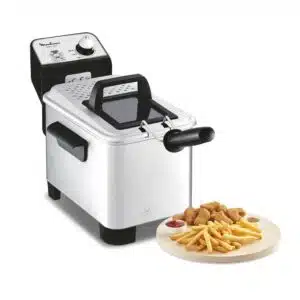 Friteuse Moulinex AM338070 3L inox avec zone froide et résistance immergée