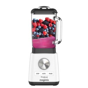 Magimix Power4 Blender 2,5 L - 1300W, bol verre borosilicate et capacité utile de 1,8 L, 4 programmes automatiques