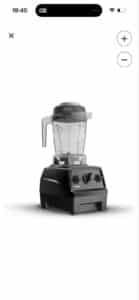 Vitamix Explorian E310 1,4L Noir avec bol 1,4 L et lames en acier inox
