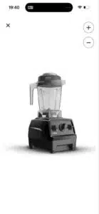 Vitamix Explorian E310 1,4L Noir avec bol 1,4 L et lames en acier inox