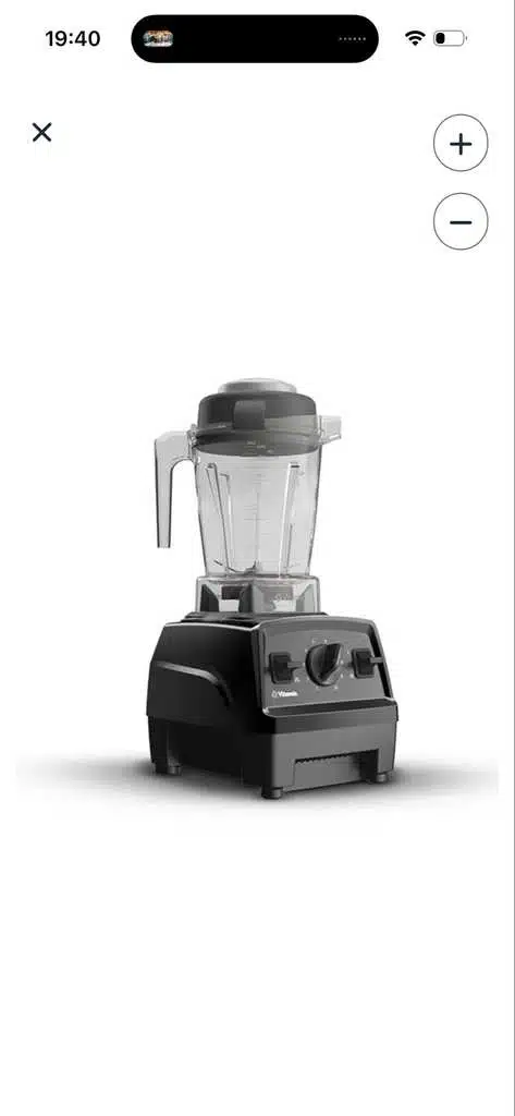 Vitamix Explorian E310 1,4L Noir avec bol 1,4 L et lames en acier inox