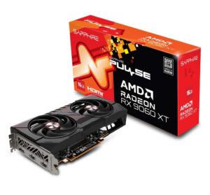Carte graphique Sapphire Radeon Pulse RX 9060 XT 16GB RDNA4 - 16 Go GDDR6, 3130 MHz, 160 W