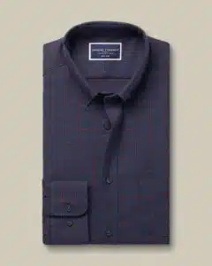 Chemise en sergé coton Tyrwhitt sans repassage, disponible en plusieurs coupes