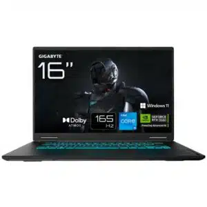 Portable de gaming Gigabyte A16 avec RTX 5050 et écran 165 Hz
