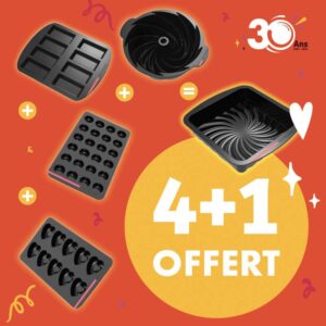 5 moules exclusifs Guy Demarle Maxi Anniv pour célébrer les 30 ans