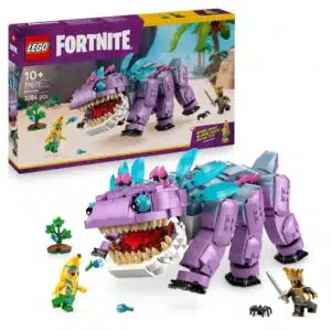 Klombo LEGO Fortnite 77077 avec pattes mobiles et bouche qui s'ouvre, compatible LEGO Builder