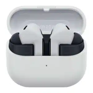 Samsung Galaxy Buds3 FE noir avec design mat, réduction active du bruit et Audio 360