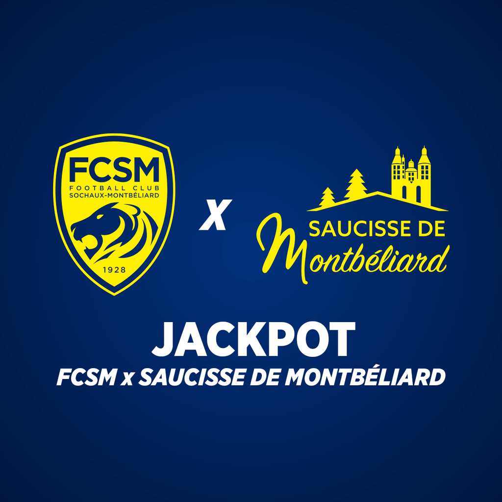 Concours gratuit FCSM contre Dijon FCO avec Saucisses de Montbéliard au Stade Bonal, tirage en ligne