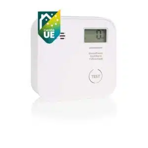 Detecteur CO Smartwares 10 ans – écran digital, LEDs et bouton TEST