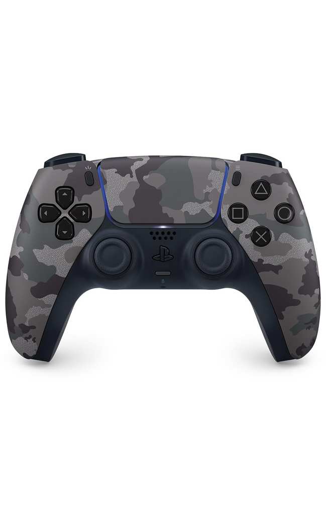 Manette DualSense Camouflage PS5 de Sony avec retour haptique et gâchettes adaptatives