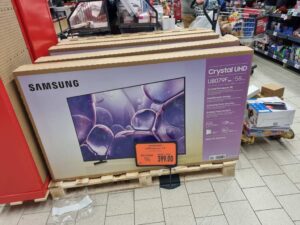 TV Samsung 58 pouces Crystal UHD en offre à Aachen, stock local et prêt à partir