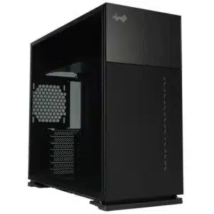 InWin N127 boîtier PC avec verre trempé et face avant mesh, design spacieux et options de refroidissement