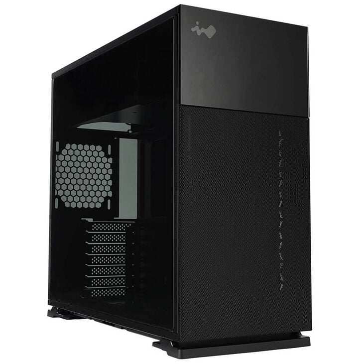 InWin N127 boîtier PC avec verre trempé et face avant mesh, design spacieux et options de refroidissement