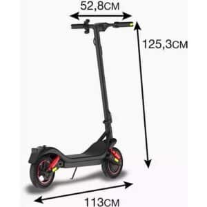 Trottinette WISPEED AIRO V10 noir par Boulanger - offre limitée