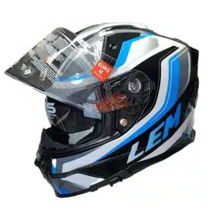 Casque Lem Vzn Graphic bleu/noir ou rouge/noir