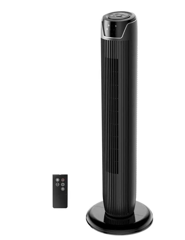 Ventilateur tour Midea FZ10-17JR avec télécommande et affichage LED - 3 vitesses et minuterie
