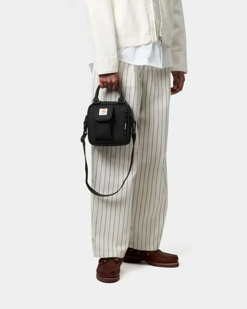 Sac Essential Carhartt WIP déperlante avec bandoulière amovible et Square Label