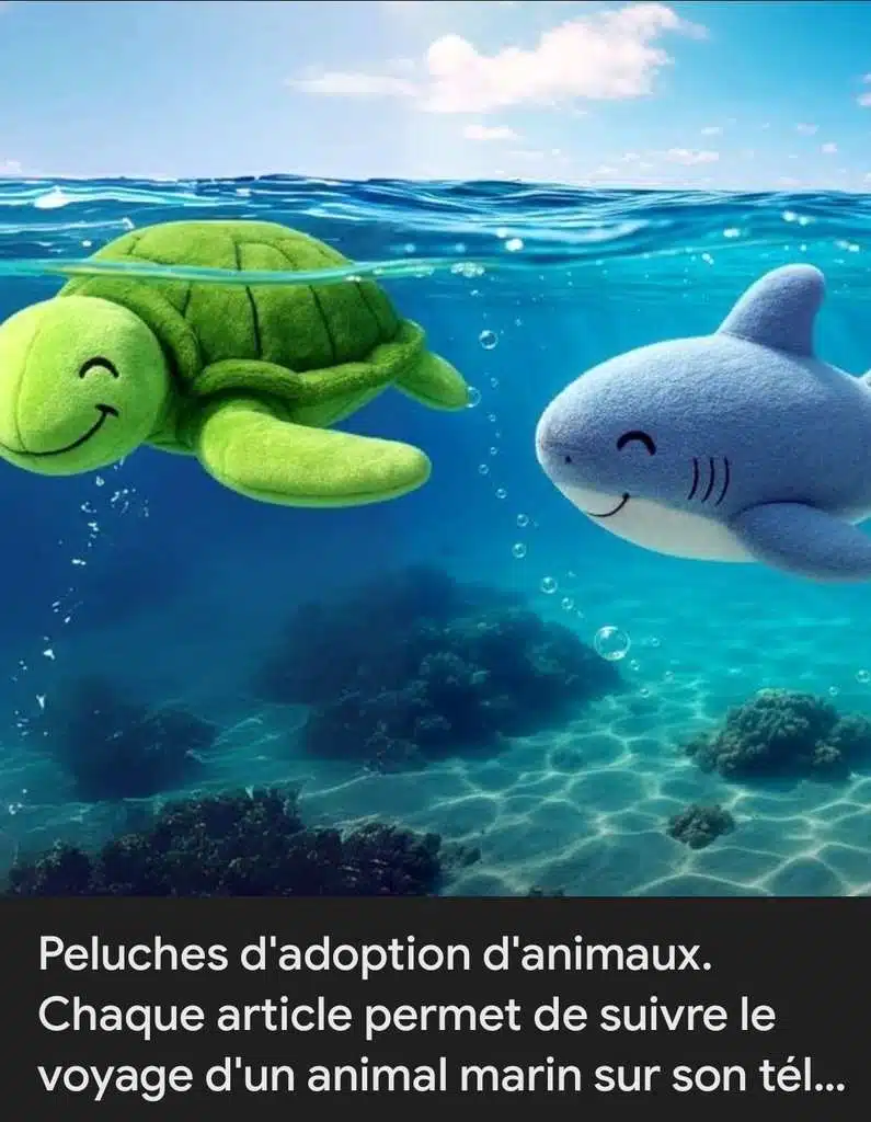 Peluches d’adoption OcéanDays avec QR code – suivi en temps réel et soutien à la dépollution des océans