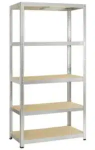 Étagère charges lourdes 5 tablettes - capacité 175 kg par tablette, dimensions 176x90x40 cm