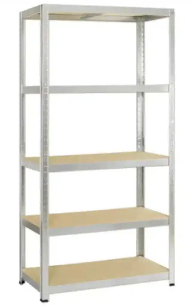 Étagère charges lourdes 5 tablettes - capacité 175 kg par tablette, dimensions 176x90x40 cm