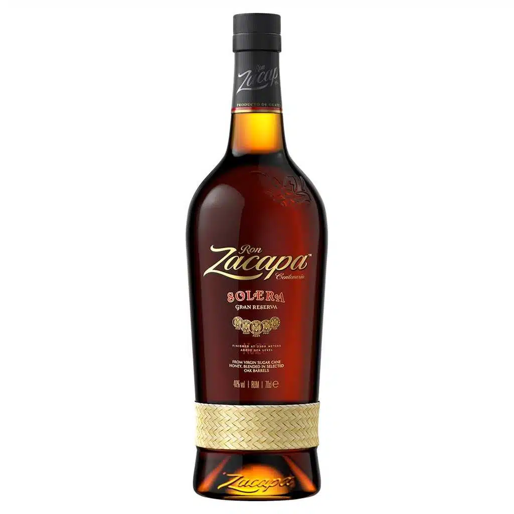 Rhum Zacapa Solera Gran Reserva Guatemala 70cl 40% - vieillissement Solera
