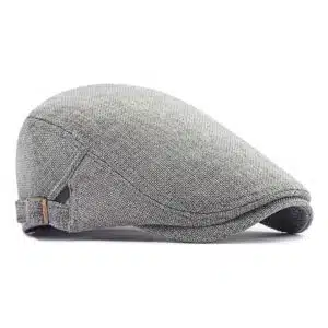 Casquette Dalababa plate ajustable et respirante en polyester 55-60 cm, 3 coloris, été