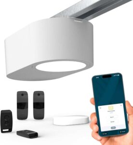 Motorisation Serenia 700 io Connect pour porte de garage Somfy compatible smartphone et assistants vocaux