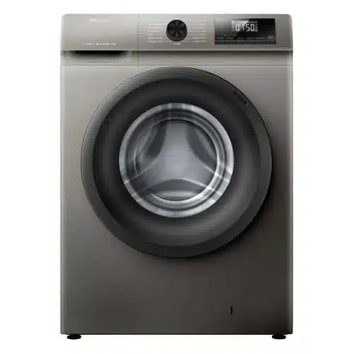 Lave-linge HISENSE WF1Q1041BT 10 kg, Titanium, Inverter, 15 programmes, vapeur, départ différé 24h