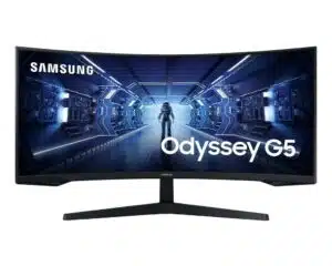 Samsung Odyssey G55T 34'' monitor VA 1000R 165Hz 1ms