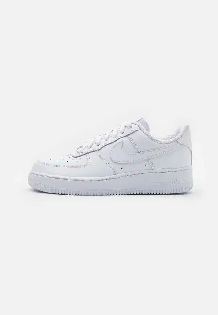 Nike Air Force One Blanche sneakers blanc cuir - exclusivité pour membres Nike France et Zalando
