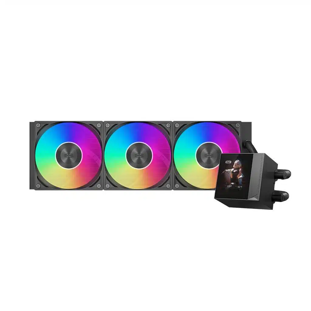 DeepCool DC360 PRO Noir AIO 360 avec écran LCD, ARGB et compatibilité multi-platesformes