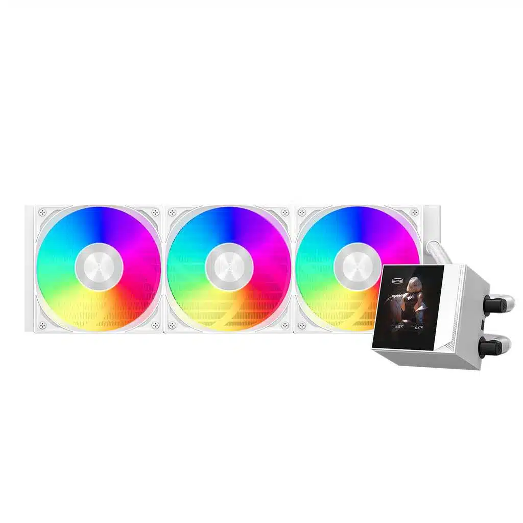 Refroidissement liquide tout-en-un ARGB LCD avec écran intégré et compatibilité Intel et AMD
