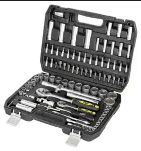 Ensemble Craft-Meyer 94 pièces clés à douilles chrome-vanadium dans une mallette robuste