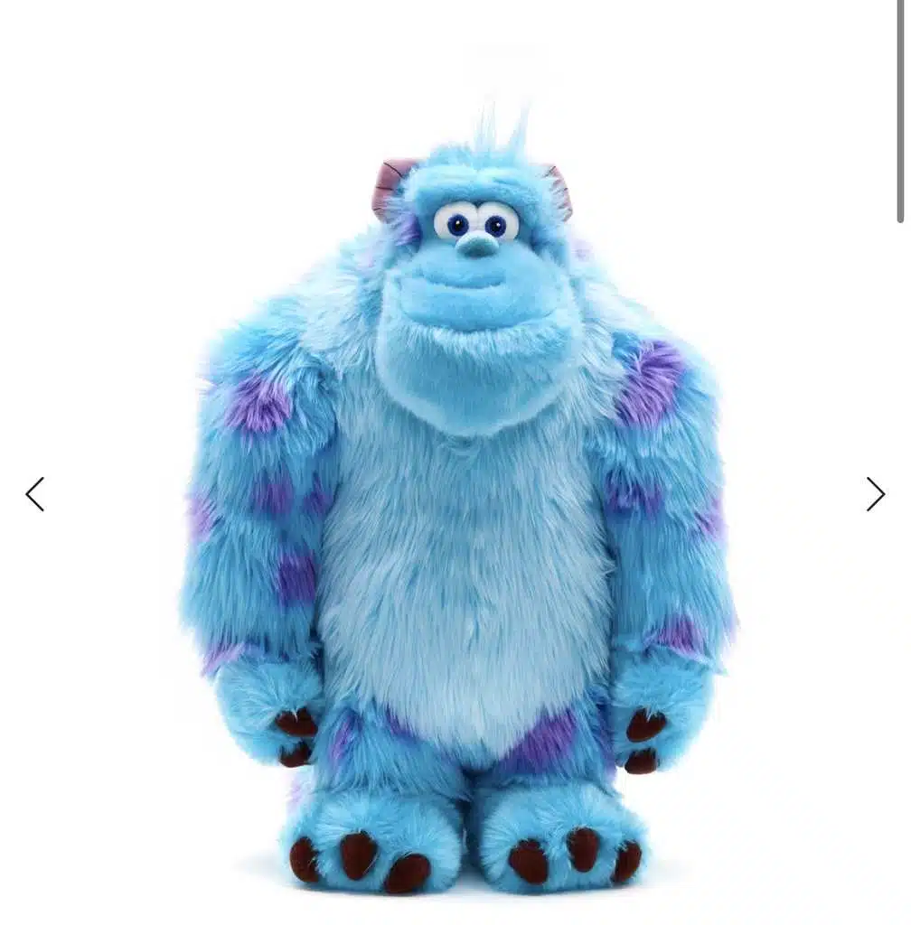 Peluche Sulli 52 cm inspirée de Monstres et Cie, Disney Store, France, cadeau bébé