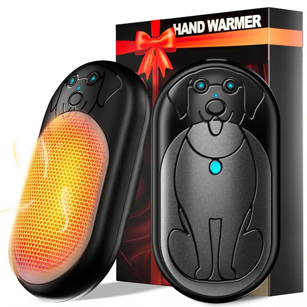 Chauffe-mains Miaton 2-pack, 3 niveaux de chauffe, autonomie jusqu'à 20 heures, USB rechargeables, compact et portable