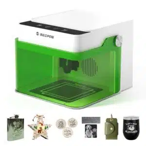 Graveur laser Mecpow M1 5W avec enceinte fermée et stock UE, zone gravure 100x100 mm