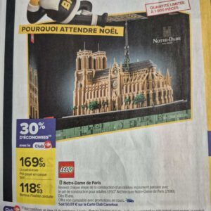 LEGO Notre-Dame 21061 réduction Black Friday Carrefour