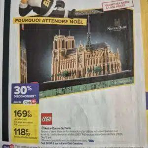 LEGO Notre-Dame 21061 réduction Black Friday Carrefour