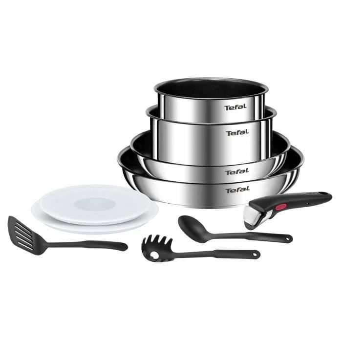 Ensemble Tefal Ingenio Emotion 10 pièces inox induction empilable