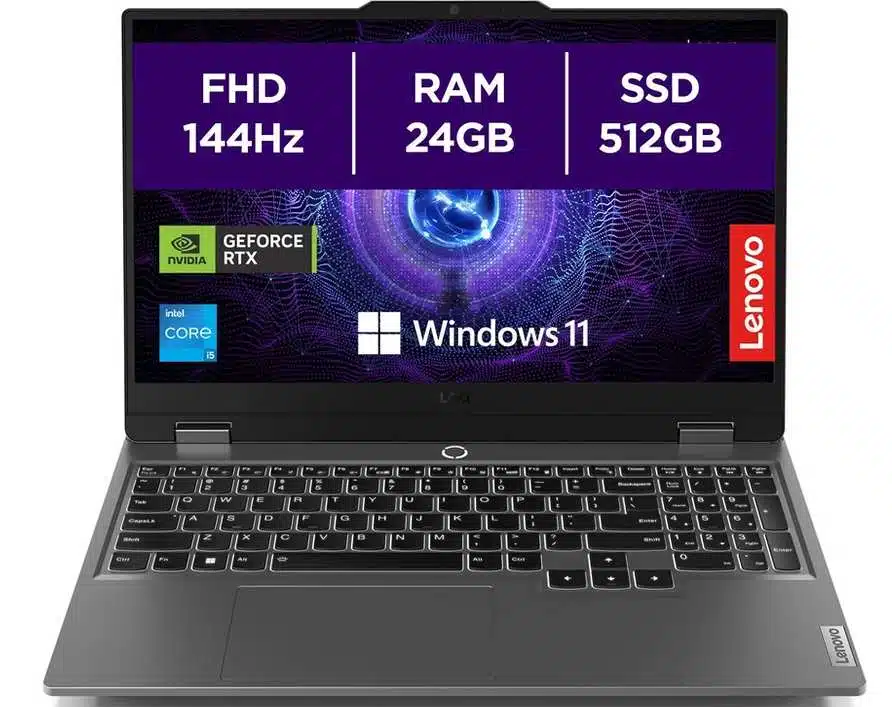 Promo Lenovo LOQ 15IAX9 Darty France PC portable gaming RTX 4050 24 Go RAM 512 Go SSD