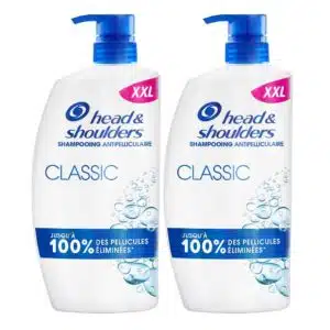 Pack Head & Shoulders Classic 800 ml – 2 bouteilles avec pompe pour pellicules et cuir chevelu sain