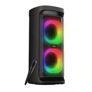 Enceinte Bluetooth T'nB Party Blaster Noir 60W RMS - son 360° avec LED RGB