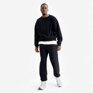 Sweat Elementals pour homme noir - coupe tendance et molletonné