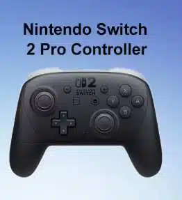 Manette Switch 2 Pro avec Amiibo intégré, prise audio 3,5 mm et bouton C GameChat – compatible Switch 2