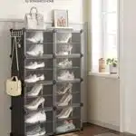 étagère à chaussures modulable SONGMICS avec 8 compartiments pour un rangement optimal