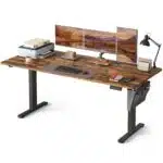 bureau électrique réglable ergonomique avec mémoire de hauteur