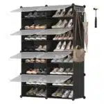 étagère à chaussures modulable SONGMICS avec 8 compartiments pour un rangement optimal